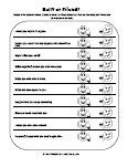 bullying worksheet